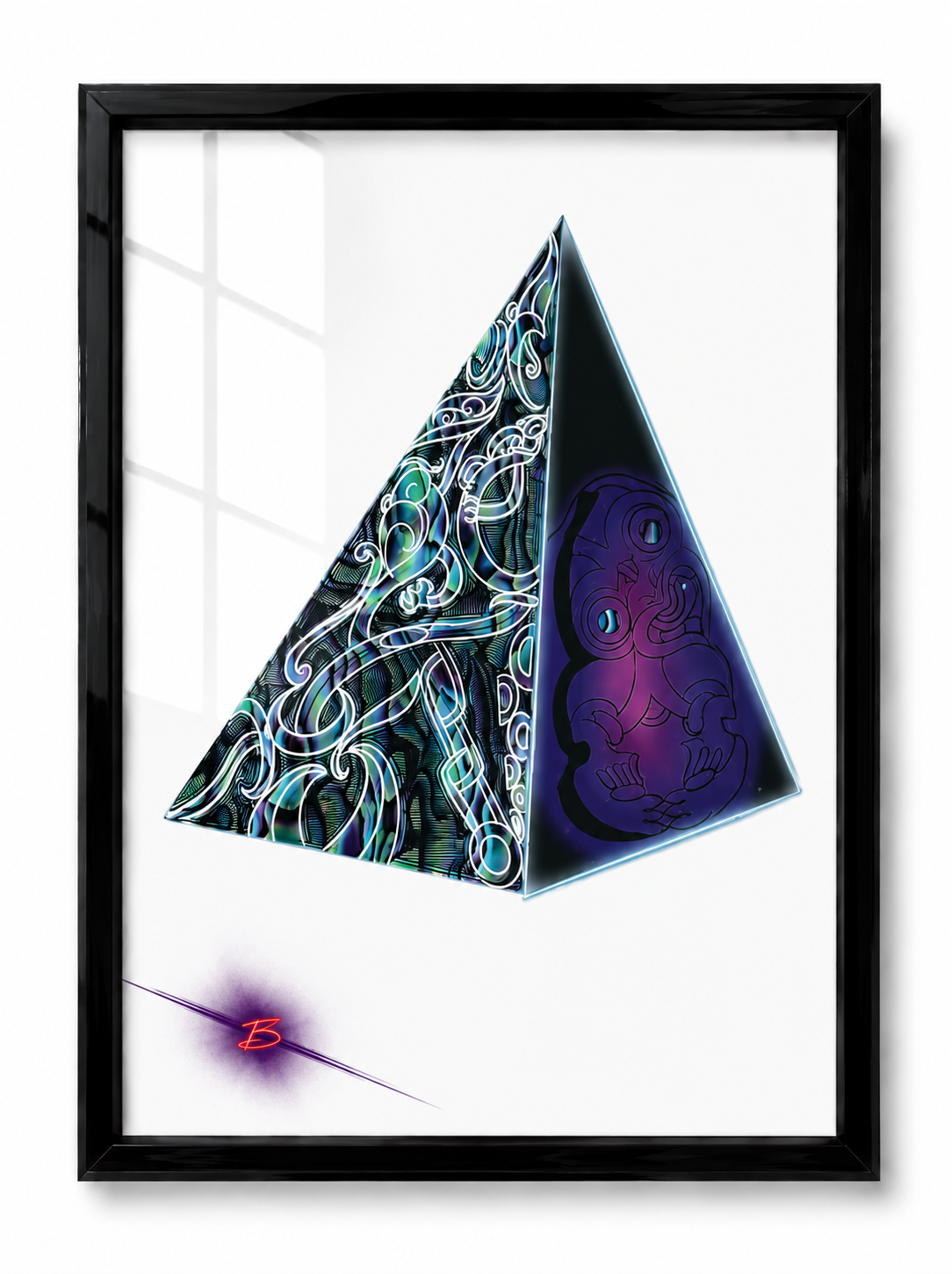 Desert Frequency (framed art)